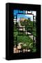 China 10MKm2 Collection - Asian Window - Great Wall of China-Philippe Hugonnard-Framed Stretched Canvas