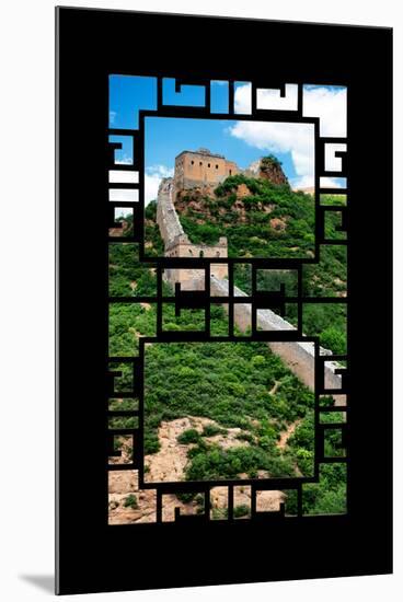 China 10MKm2 Collection - Asian Window - Great Wall of China-Philippe Hugonnard-Mounted Photographic Print