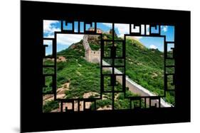 China 10MKm2 Collection - Asian Window - Great Wall of China-Philippe Hugonnard-Mounted Photographic Print