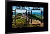 China 10MKm2 Collection - Asian Window - Great Wall of China-Philippe Hugonnard-Framed Photographic Print