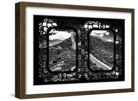 China 10MKm2 Collection - Asian Window - Great Wall of China-Philippe Hugonnard-Framed Photographic Print