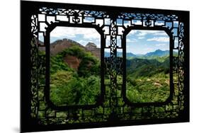 China 10MKm2 Collection - Asian Window - Great Wall of China-Philippe Hugonnard-Mounted Photographic Print