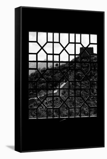 China 10MKm2 Collection - Asian Window - Great Wall of China-Philippe Hugonnard-Framed Stretched Canvas