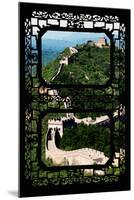 China 10MKm2 Collection - Asian Window - Great Wall of China-Philippe Hugonnard-Mounted Photographic Print