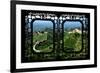 China 10MKm2 Collection - Asian Window - Great Wall of China-Philippe Hugonnard-Framed Photographic Print