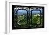 China 10MKm2 Collection - Asian Window - Great Wall of China-Philippe Hugonnard-Framed Photographic Print