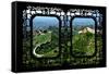 China 10MKm2 Collection - Asian Window - Great Wall of China-Philippe Hugonnard-Framed Stretched Canvas