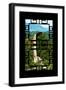 China 10MKm2 Collection - Asian Window - Great Wall of China-Philippe Hugonnard-Framed Photographic Print