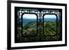 China 10MKm2 Collection - Asian Window - Great Wall of China-Philippe Hugonnard-Framed Photographic Print