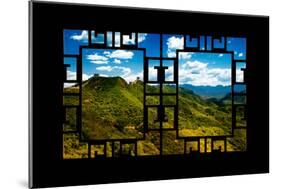 China 10MKm2 Collection - Asian Window - Great Wall of China-Philippe Hugonnard-Mounted Photographic Print