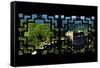 China 10MKm2 Collection - Asian Window - Great Wall of China-Philippe Hugonnard-Framed Stretched Canvas