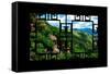 China 10MKm2 Collection - Asian Window - Great Wall of China-Philippe Hugonnard-Framed Stretched Canvas