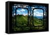 China 10MKm2 Collection - Asian Window - Great Wall of China-Philippe Hugonnard-Framed Stretched Canvas