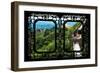 China 10MKm2 Collection - Asian Window - Great Wall of China-Philippe Hugonnard-Framed Photographic Print