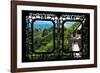 China 10MKm2 Collection - Asian Window - Great Wall of China-Philippe Hugonnard-Framed Photographic Print