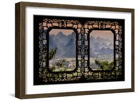 China 10MKm2 Collection - Asian Window - Guilin National Park-Philippe Hugonnard-Framed Photographic Print