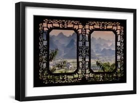 China 10MKm2 Collection - Asian Window - Guilin National Park-Philippe Hugonnard-Framed Photographic Print