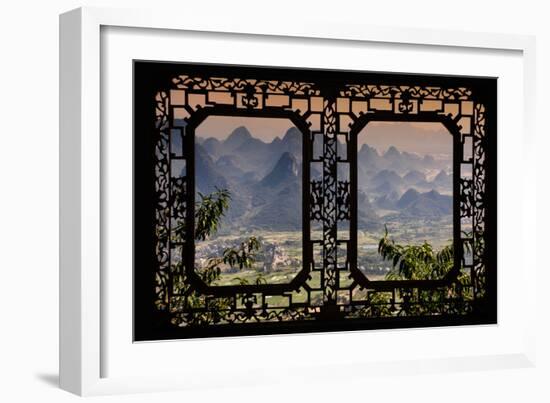 China 10MKm2 Collection - Asian Window - Guilin National Park-Philippe Hugonnard-Framed Photographic Print