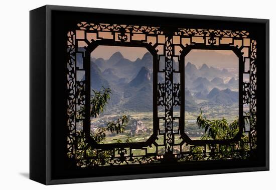 China 10MKm2 Collection - Asian Window - Guilin National Park-Philippe Hugonnard-Framed Stretched Canvas