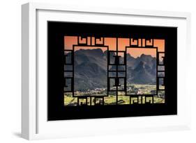 China 10MKm2 Collection - Asian Window - Guilin National Park-Philippe Hugonnard-Framed Photographic Print