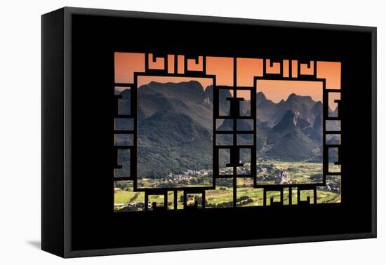 China 10MKm2 Collection - Asian Window - Guilin National Park-Philippe Hugonnard-Framed Stretched Canvas