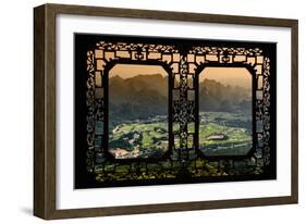 China 10MKm2 Collection - Asian Window - Guilin National Park-Philippe Hugonnard-Framed Photographic Print