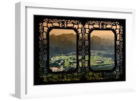 China 10MKm2 Collection - Asian Window - Guilin National Park-Philippe Hugonnard-Framed Photographic Print