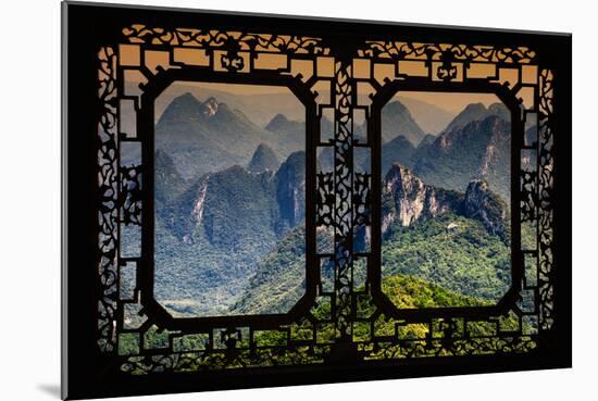 China 10MKm2 Collection - Asian Window - Guilin National Park-Philippe Hugonnard-Mounted Photographic Print