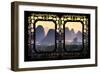 China 10MKm2 Collection - Asian Window - Guilin National Park-Philippe Hugonnard-Framed Photographic Print