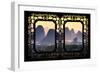 China 10MKm2 Collection - Asian Window - Guilin National Park-Philippe Hugonnard-Framed Photographic Print