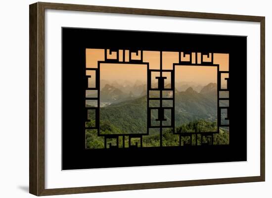 China 10MKm2 Collection - Asian Window - Guilin National Park-Philippe Hugonnard-Framed Photographic Print