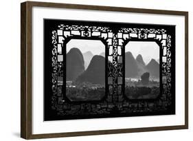 China 10MKm2 Collection - Asian Window - Guilin National Park-Philippe Hugonnard-Framed Photographic Print