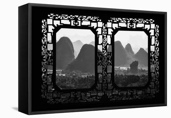 China 10MKm2 Collection - Asian Window - Guilin National Park-Philippe Hugonnard-Framed Stretched Canvas