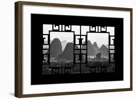 China 10MKm2 Collection - Asian Window - Guilin National Park-Philippe Hugonnard-Framed Photographic Print