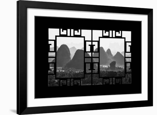 China 10MKm2 Collection - Asian Window - Guilin National Park-Philippe Hugonnard-Framed Photographic Print