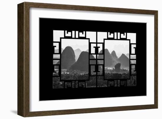 China 10MKm2 Collection - Asian Window - Guilin National Park-Philippe Hugonnard-Framed Photographic Print