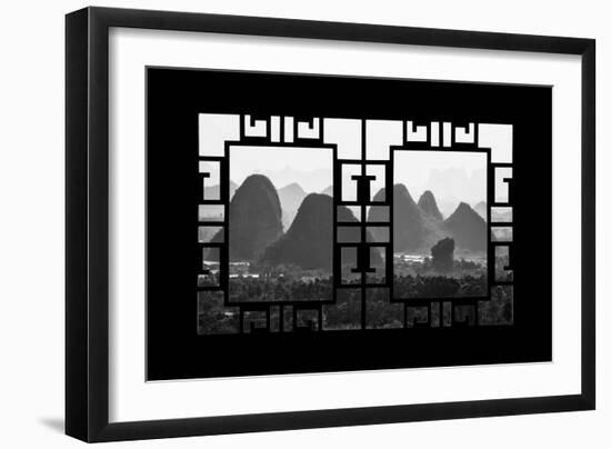 China 10MKm2 Collection - Asian Window - Guilin National Park-Philippe Hugonnard-Framed Photographic Print