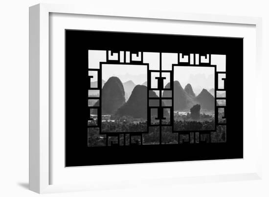 China 10MKm2 Collection - Asian Window - Guilin National Park-Philippe Hugonnard-Framed Photographic Print