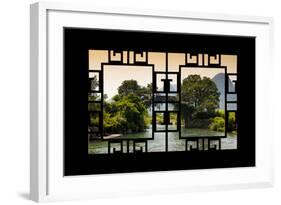 China 10MKm2 Collection - Asian Window - Guilin Yangshuo Bridge-Philippe Hugonnard-Framed Photographic Print