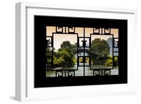 China 10MKm2 Collection - Asian Window - Guilin Yangshuo Bridge-Philippe Hugonnard-Framed Photographic Print