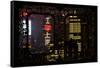 China 10MKm2 Collection - Asian Window - I Love Shanghai-Philippe Hugonnard-Framed Stretched Canvas