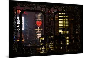 China 10MKm2 Collection - Asian Window - I Love Shanghai-Philippe Hugonnard-Mounted Photographic Print