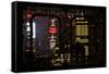 China 10MKm2 Collection - Asian Window - I Love Shanghai-Philippe Hugonnard-Framed Stretched Canvas