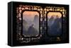 China 10MKm2 Collection - Asian Window - Karst Mountains at Sunset - Yangshuo-Philippe Hugonnard-Framed Stretched Canvas