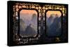 China 10MKm2 Collection - Asian Window - Karst Mountains at Sunset - Yangshuo-Philippe Hugonnard-Stretched Canvas