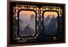 China 10MKm2 Collection - Asian Window - Karst Mountains at Sunset - Yangshuo-Philippe Hugonnard-Framed Photographic Print