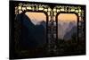 China 10MKm2 Collection - Asian Window - Karst Mountains at Sunset - Yangshuo-Philippe Hugonnard-Stretched Canvas