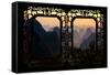 China 10MKm2 Collection - Asian Window - Karst Mountains at Sunset - Yangshuo-Philippe Hugonnard-Framed Stretched Canvas