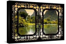 China 10MKm2 Collection - Asian Window - Karst Moutains in Yangshuo-Philippe Hugonnard-Stretched Canvas