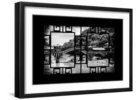 China 10MKm2 Collection - Asian Window - Leshan Giant Buddha Bridge-Philippe Hugonnard-Framed Photographic Print